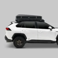Skycamp 4.0 Trio lukket på taket, sett fra siden